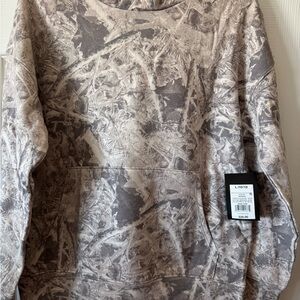 art class Tan and Gray Camouflage Hoodie